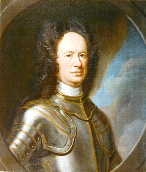 Portret pułkownika Alexandra Campbella z Finab (ur. 1669) 1715 (olej na płótnie) autorstwa William Aikman