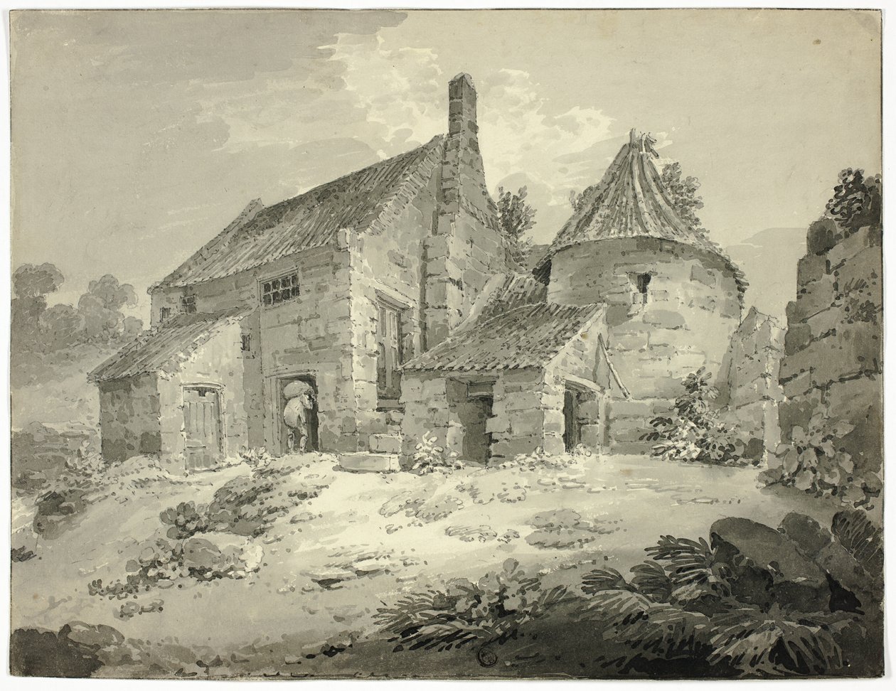 Młyn w Berwick Upon Tweed autorstwa William Alexander