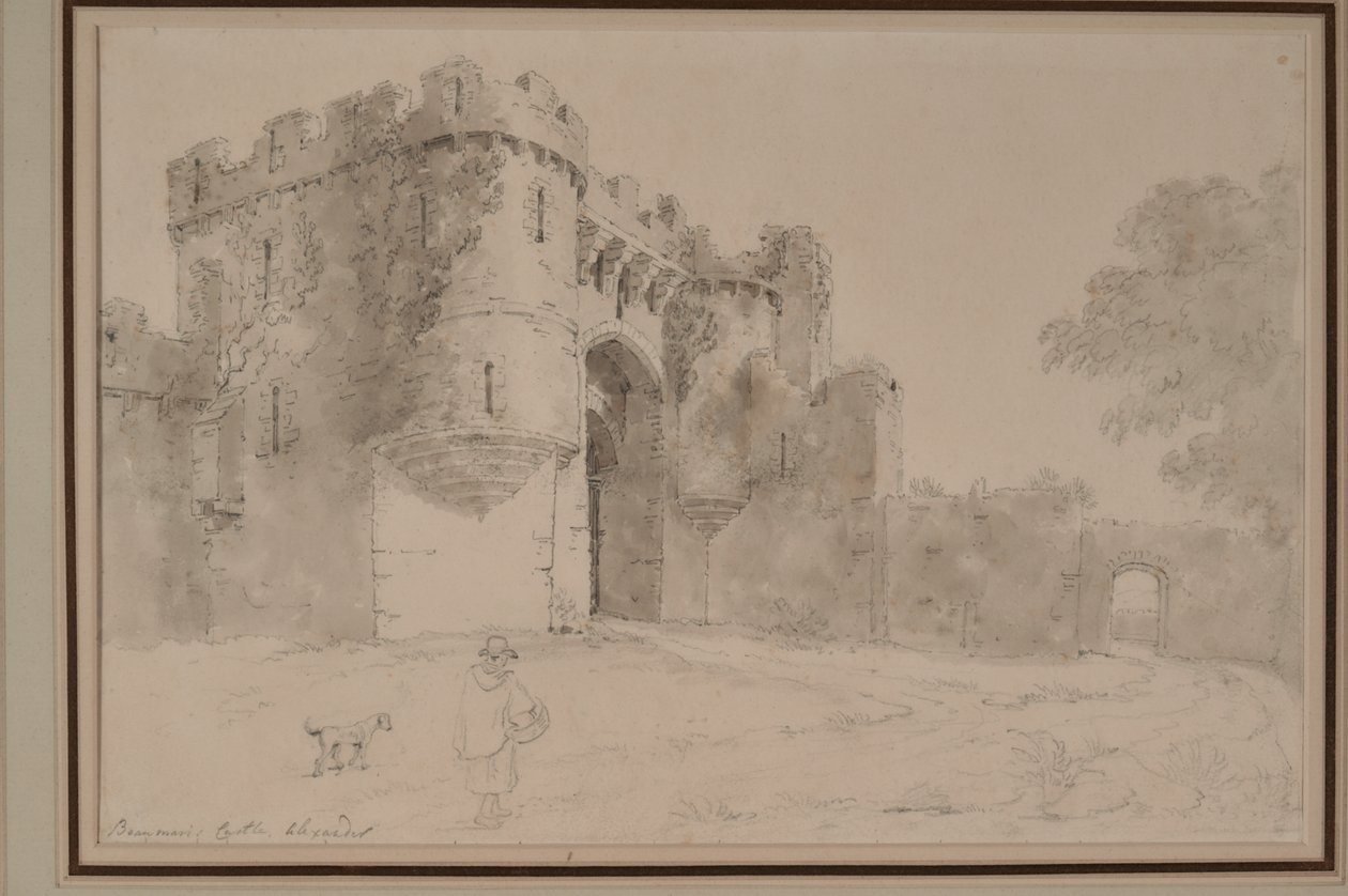 Zamek Beaumaris, Anglesey autorstwa William Alexander