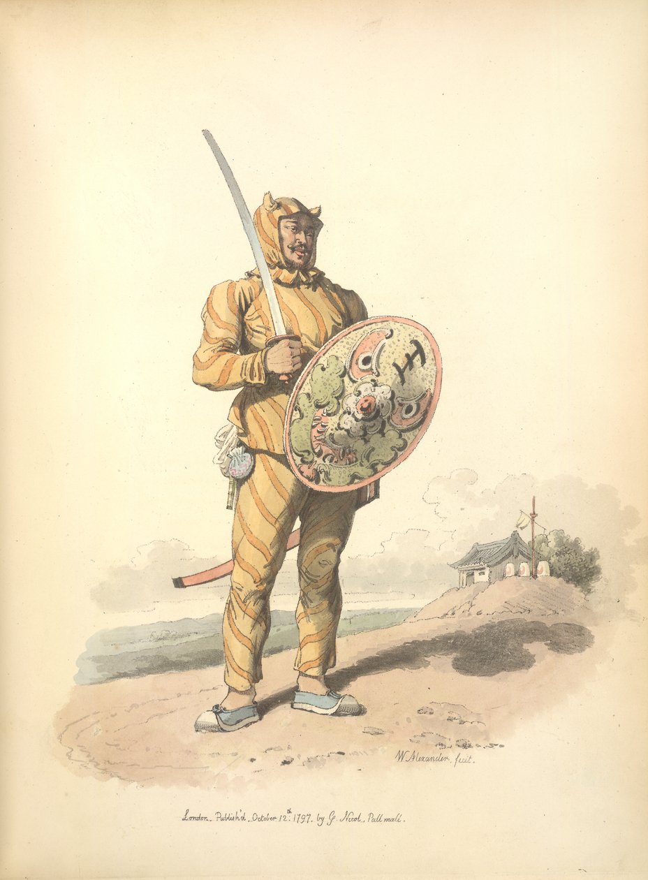 Chińska piechota autorstwa William Alexander
