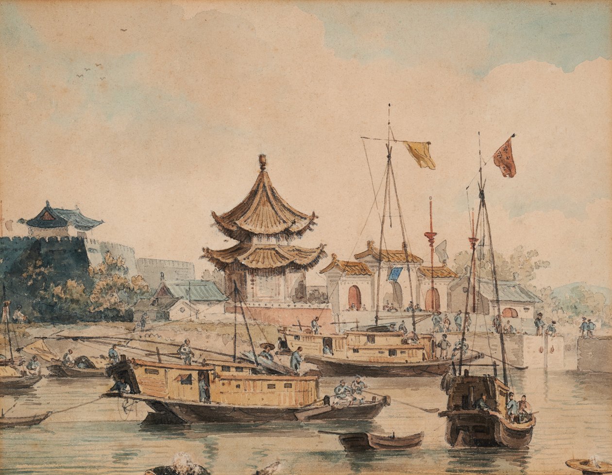 Scena chińska (Świątynia i Shinsan) autorstwa William Alexander