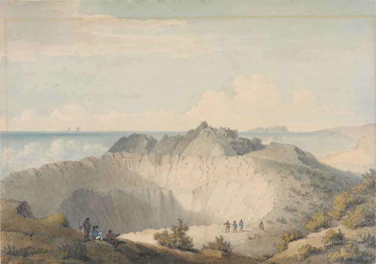 Krater na szczycie góry Worroray, Owhyhee autorstwa William Alexander