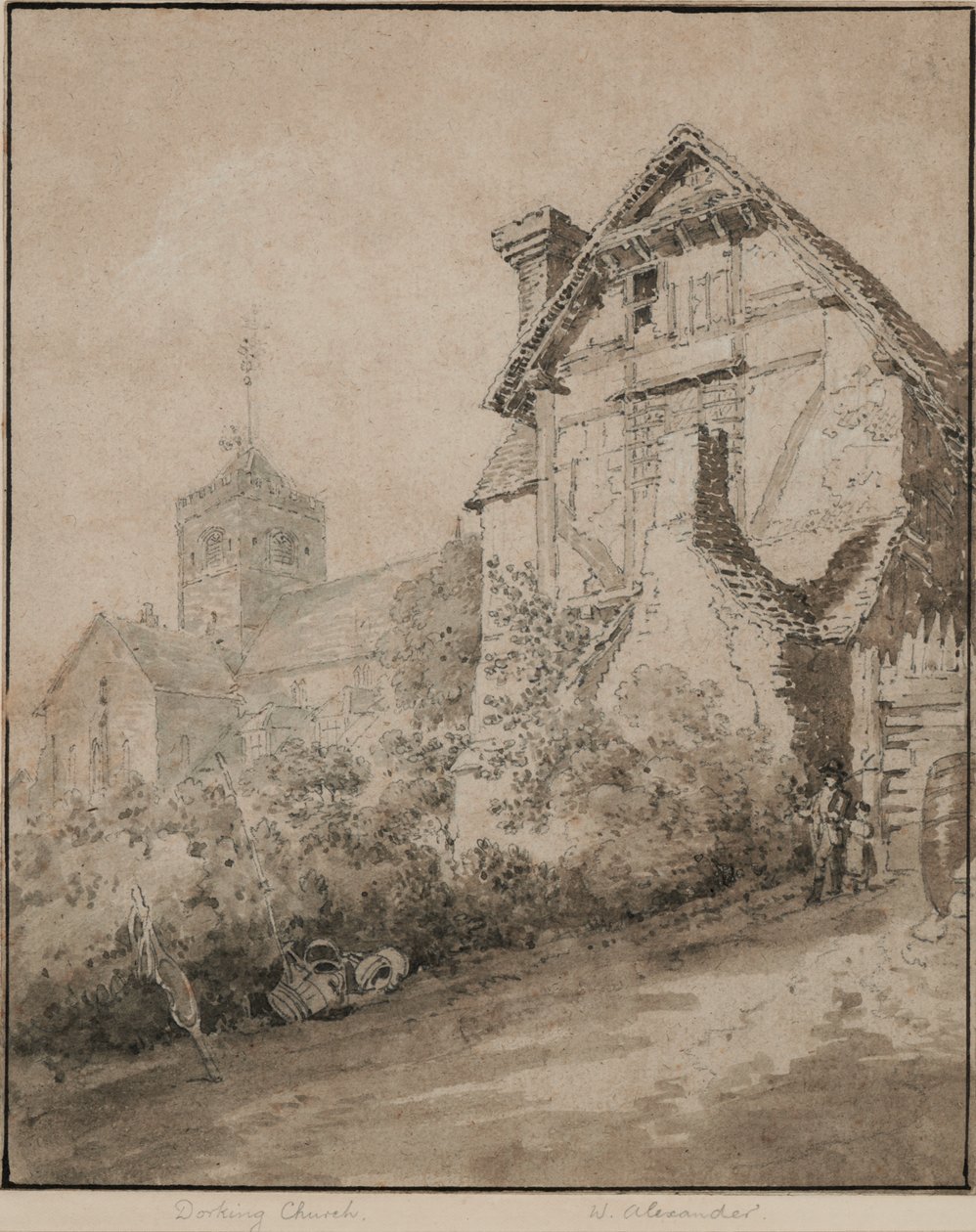 Kościół Dorking autorstwa William Alexander
