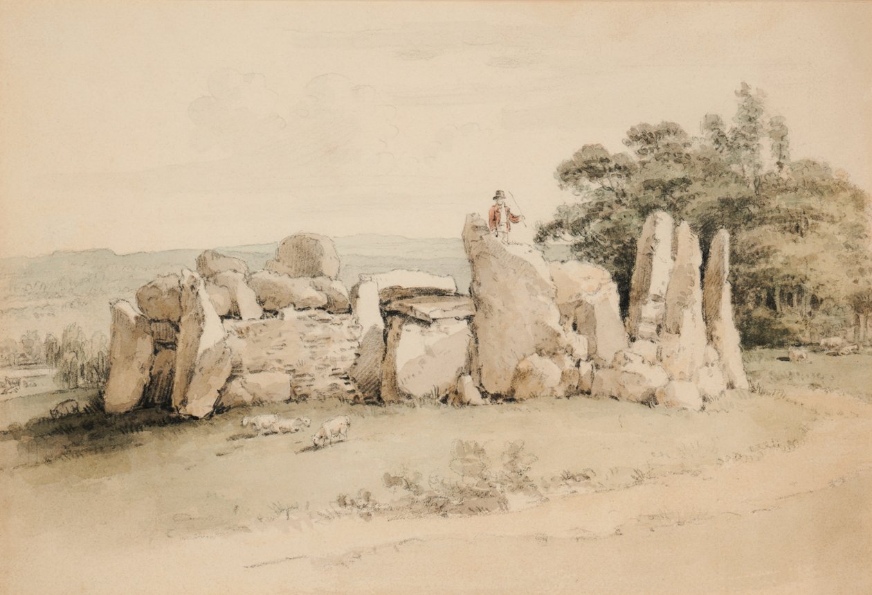 Szczątki druidyczne, Park Place, Henley autorstwa William Alexander