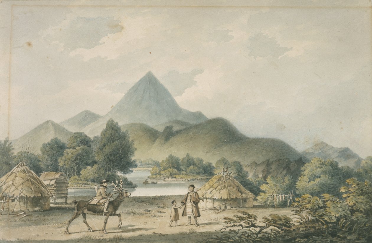 Wioska indiańska autorstwa William Alexander