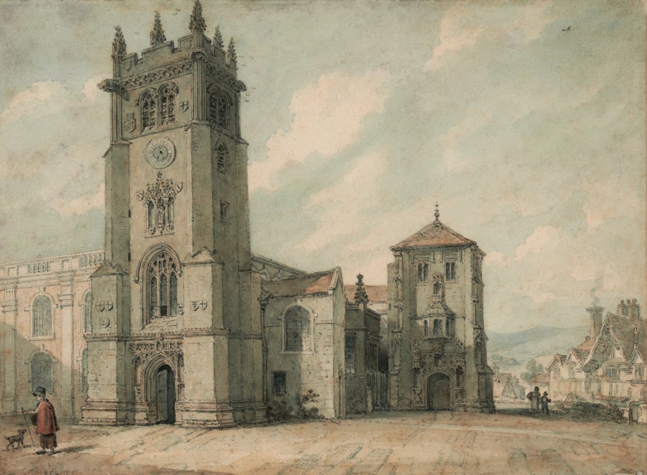 Kościół Macclesfield autorstwa William Alexander