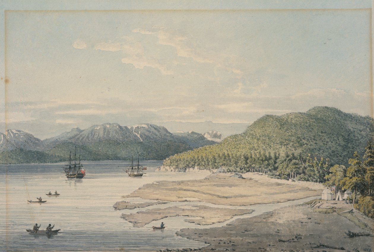Salmon Cove, wejście do obserwatorium autorstwa William Alexander