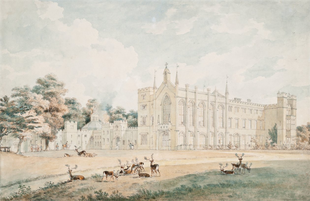 Widok z południowego zachodu, Cassiobury, Hertfordshire autorstwa William Alexander