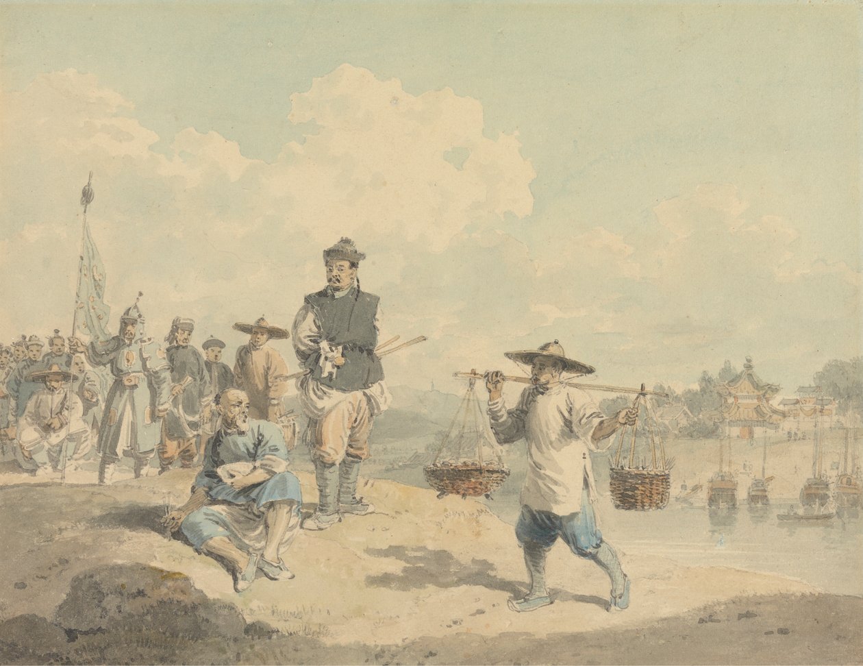 Widok w prowincji Kiang-nan w Chinach, zaczerpnięty z natury autorstwa William Alexander