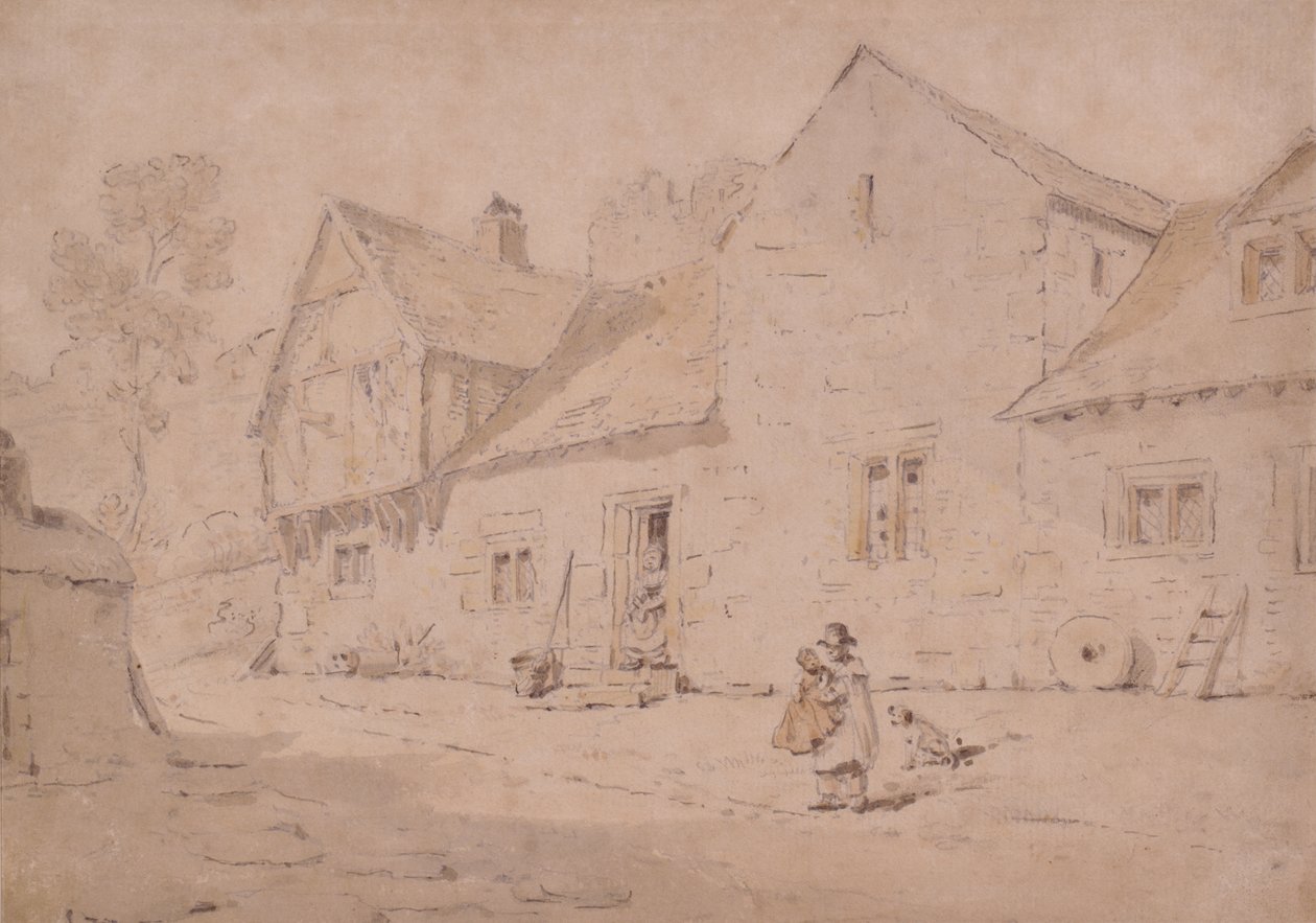 Scena wiejska, Kent autorstwa William Alexander
