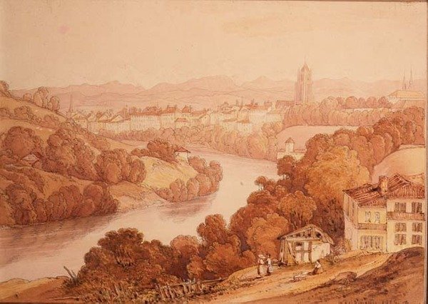 Berno, Szwajcaria autorstwa William Alfred Delamotte
