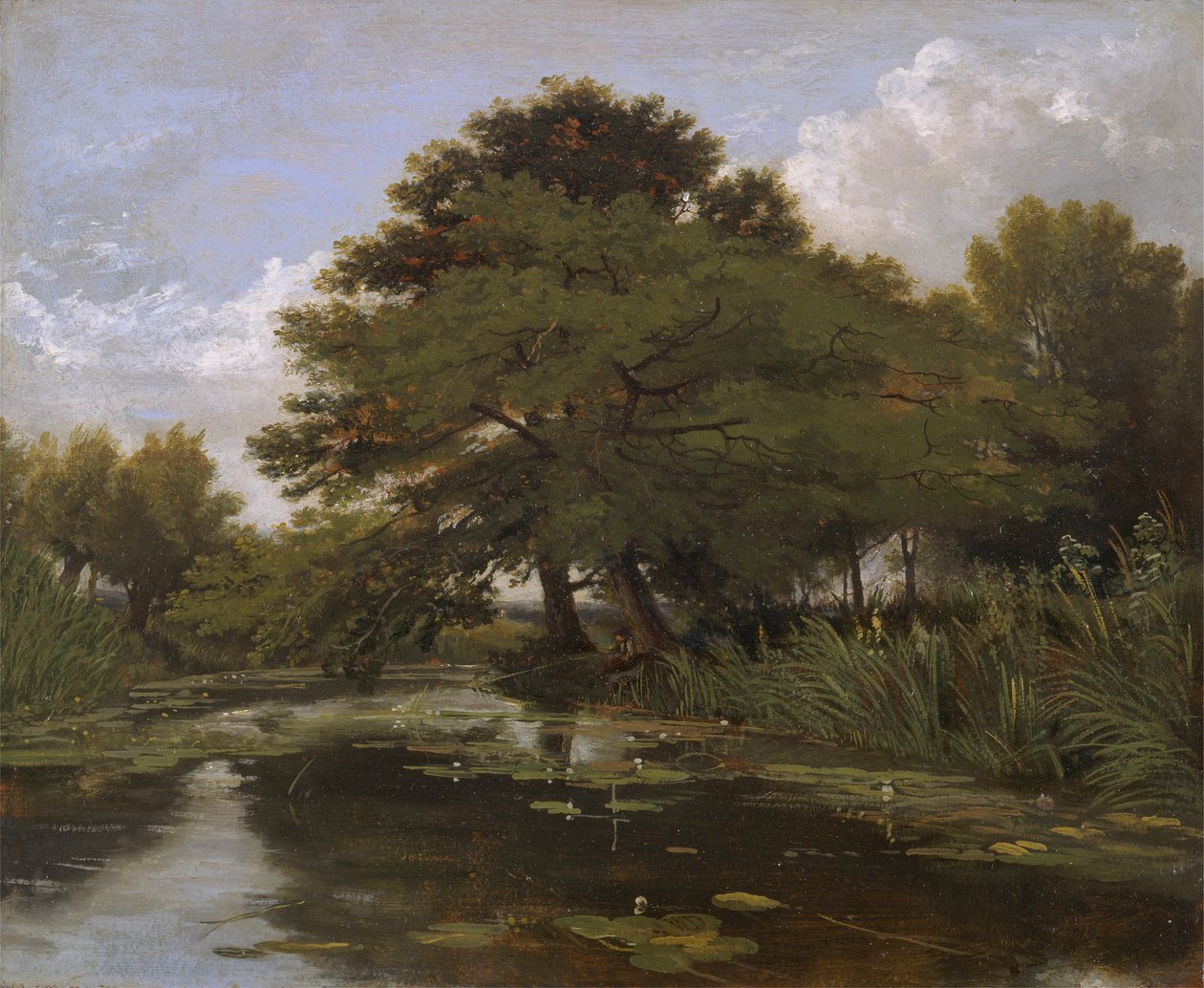Na Izydzie, Waterperry, Oxfordshire autorstwa William Alfred Delamotte