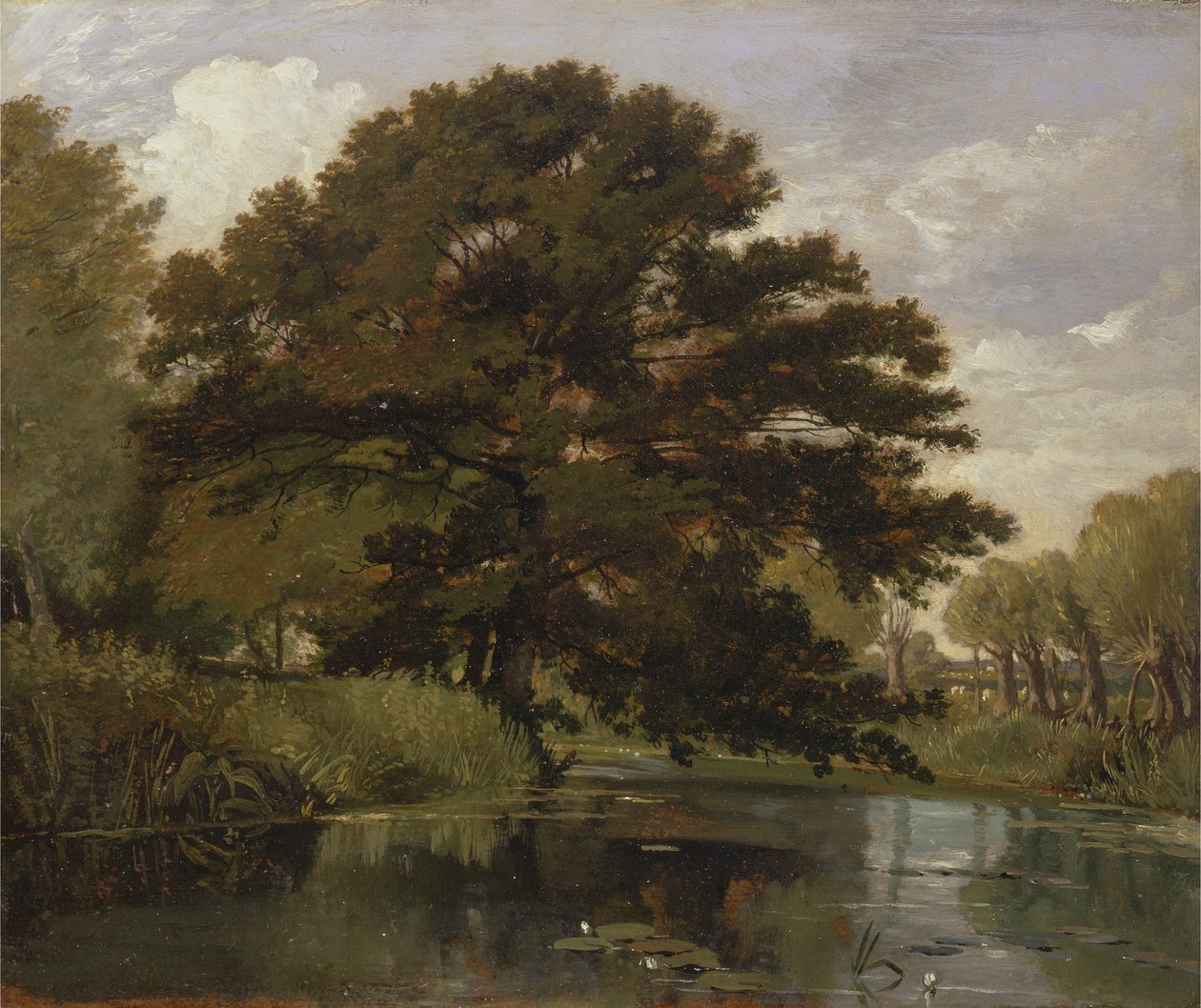 Na Izydzie, Waterperry, Oxfordshire autorstwa William Alfred Delamotte