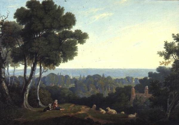Scena w dolinie Marlow autorstwa William Alfred Delamotte