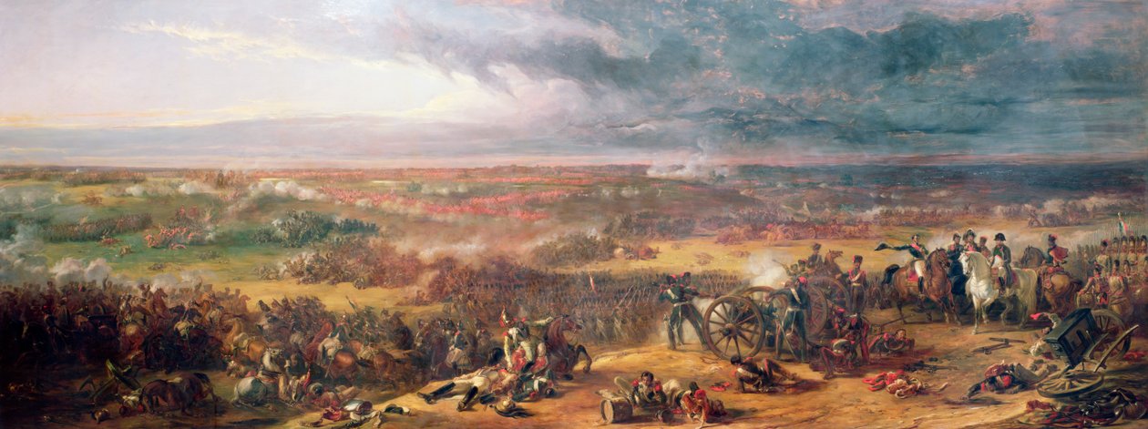 Bitwa pod Waterloo, 1815 autorstwa William Allan