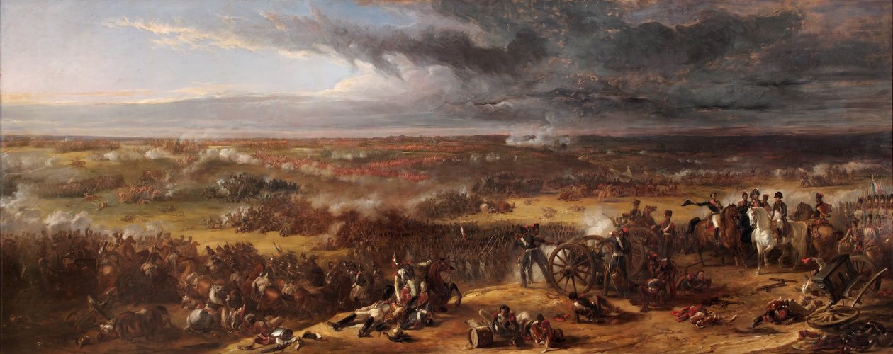 Bitwa pod Waterloo (olej na płótnie) autorstwa William Allan
