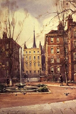 Dziedziniec Fontanny, Świątynia autorstwa William Allister Macdonald