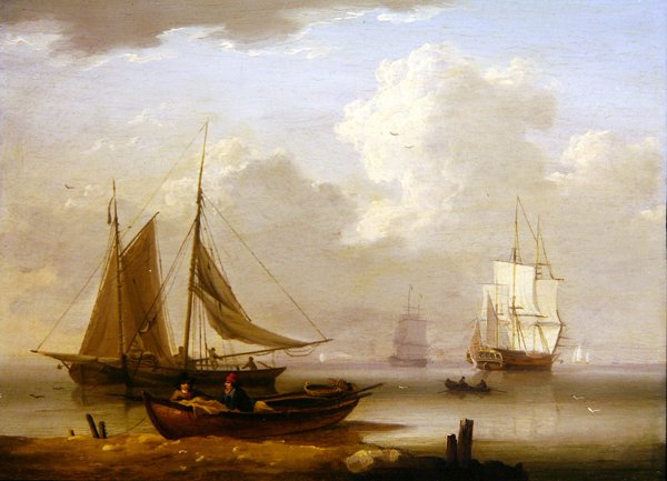 Marine, ok. 1800 (olej na pokładzie) autorstwa William Anderson