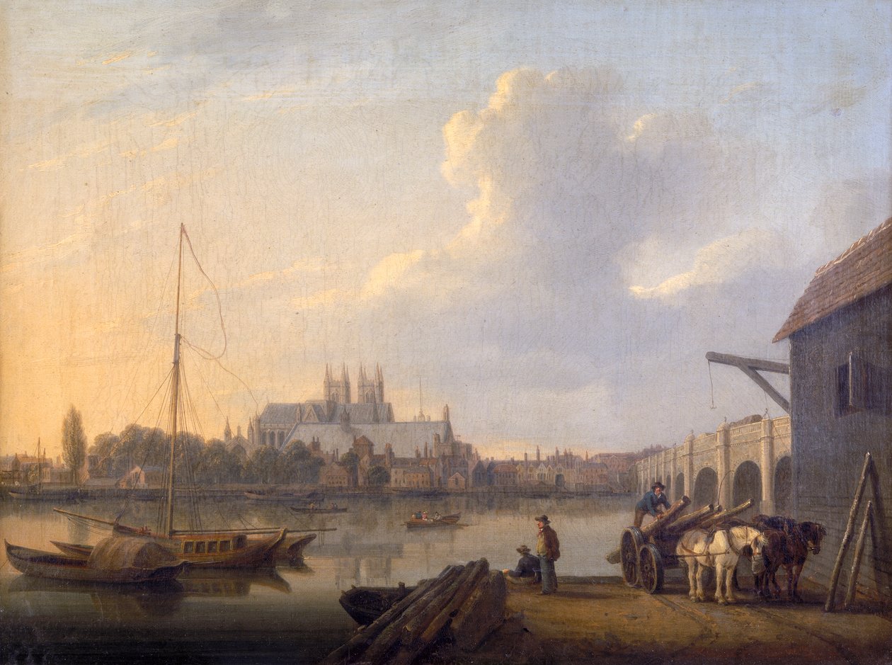 „Westminster z południa”, ok. 1810 r. autorstwa William Anderson