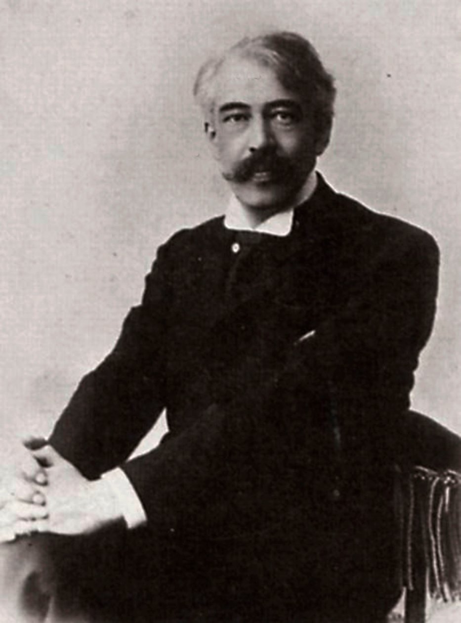 Konstantin Stanisławski, rosyjski aktor i reżyser teatralny, ok. 1890-1900. autorstwa William Andreevich Carrick