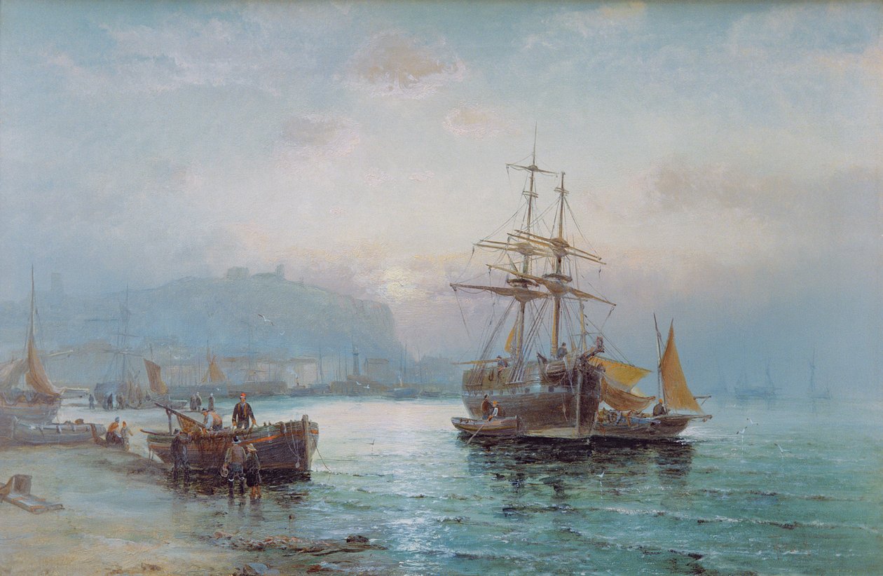 Port Scarborough autorstwa William Anslow Thornley