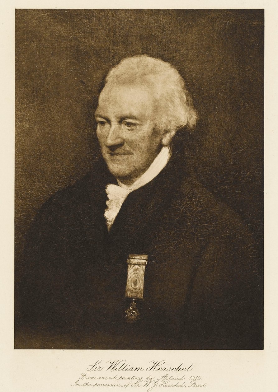 Sir William Herschel (1738-1822) (druk) autorstwa William Artaud