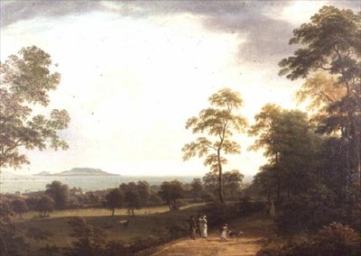 Zatoka Dublińska z Mount Merrion Park autorstwa William Ashford
