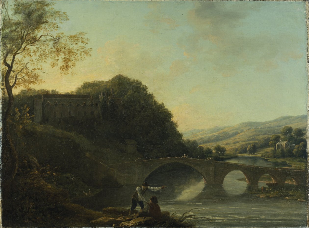 Zamek Lismore od wschodu (olej na płótnie) autorstwa William Ashford