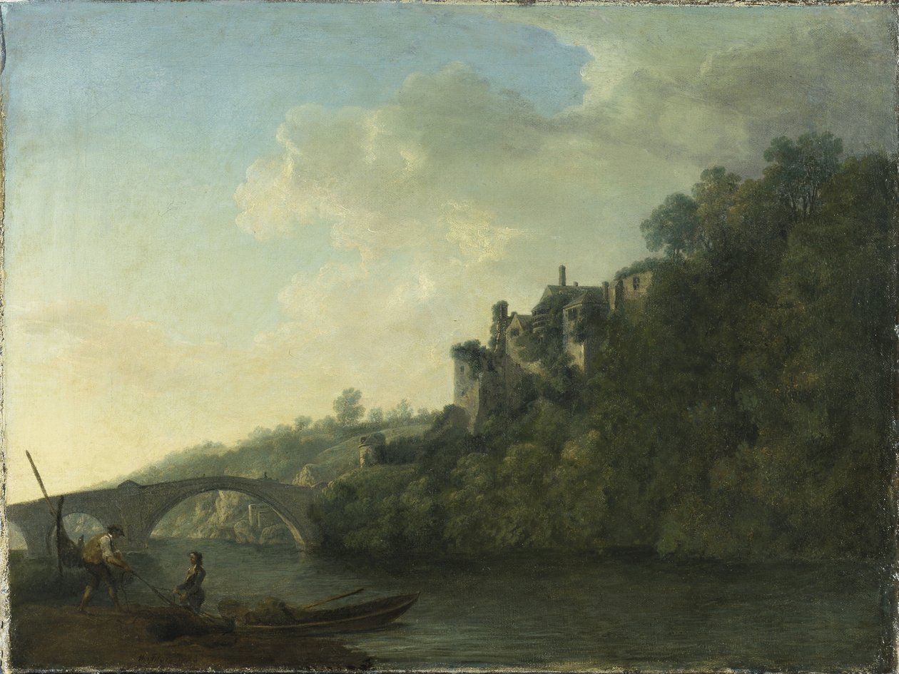 Zamek Lismore od zachodu (olej na płótnie) autorstwa William Ashford