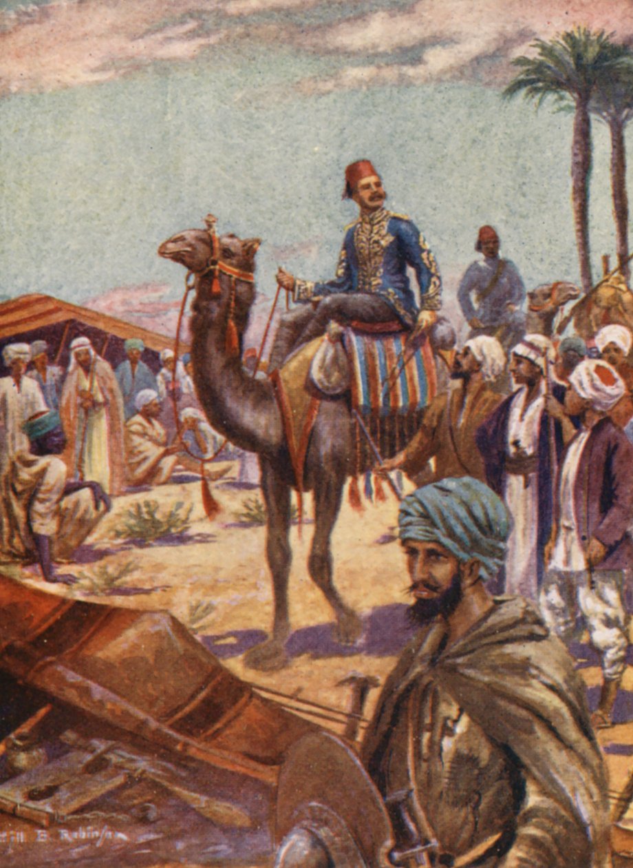 Ilustracja do życia generała Gordona (kolorowa litografia) autorstwa William B. Robinson