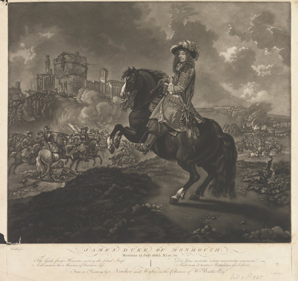 James Scott, 1.książę Monmouth, 1.książę Buccleuch autorstwa William Baillie