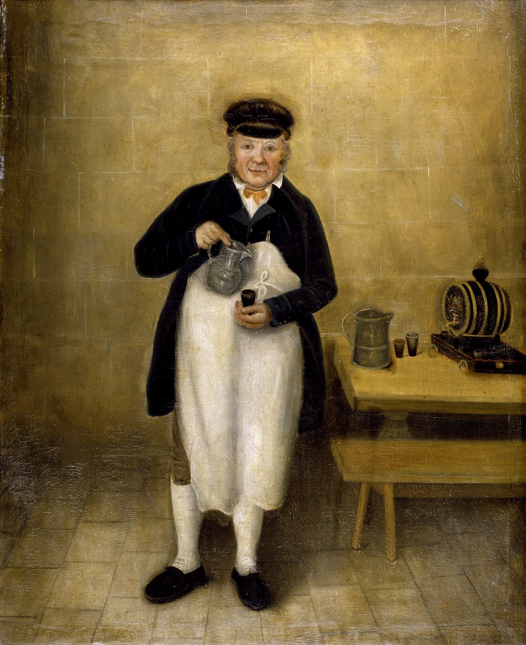 Portret piwnicy Chatswortha, ok. 1835 (olej na pokładzie) autorstwa William Baker