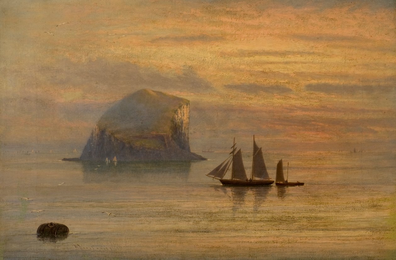 Bez tytułu [The Bass Rock] autorstwa William Barclay