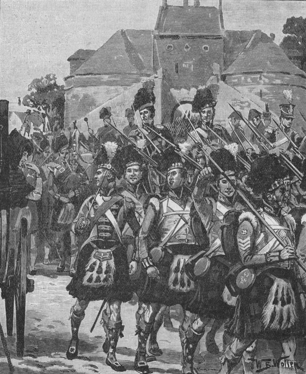 Dywizja Pictons na front, 1902 autorstwa William Barnes Wollen