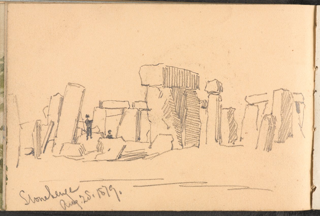 ?Stonehenge 25 sierpnia 1879.? autorstwa William Barnes Wollen