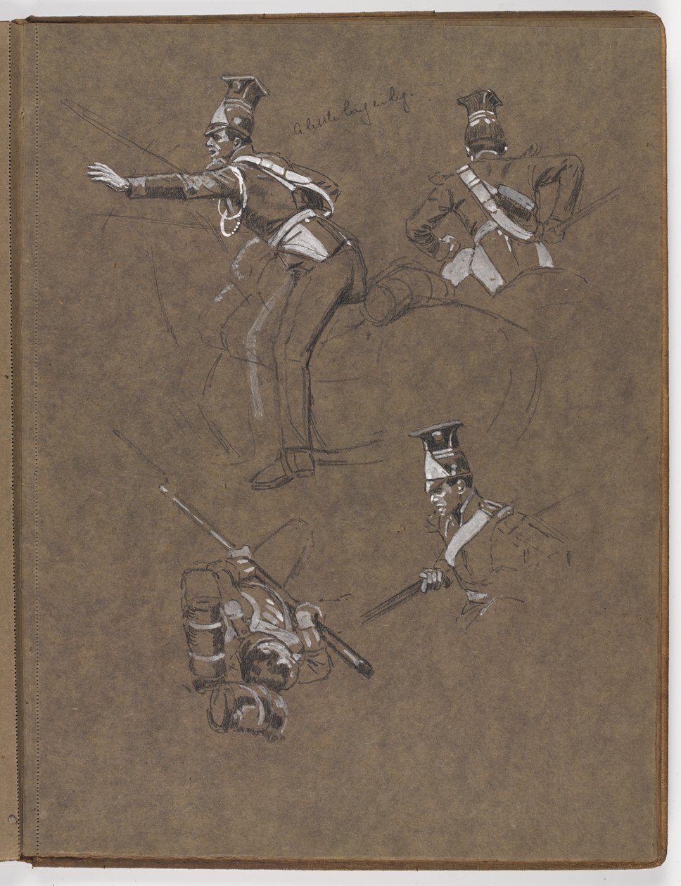 Studia do obrazu olejnego ?Sztandar: Albuhera, 16 maja 1811? autorstwa William Barnes Wollen