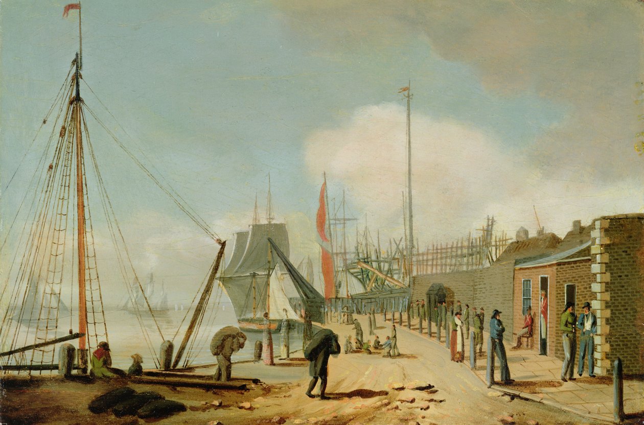 Widok na South End, Hull autorstwa William Barton