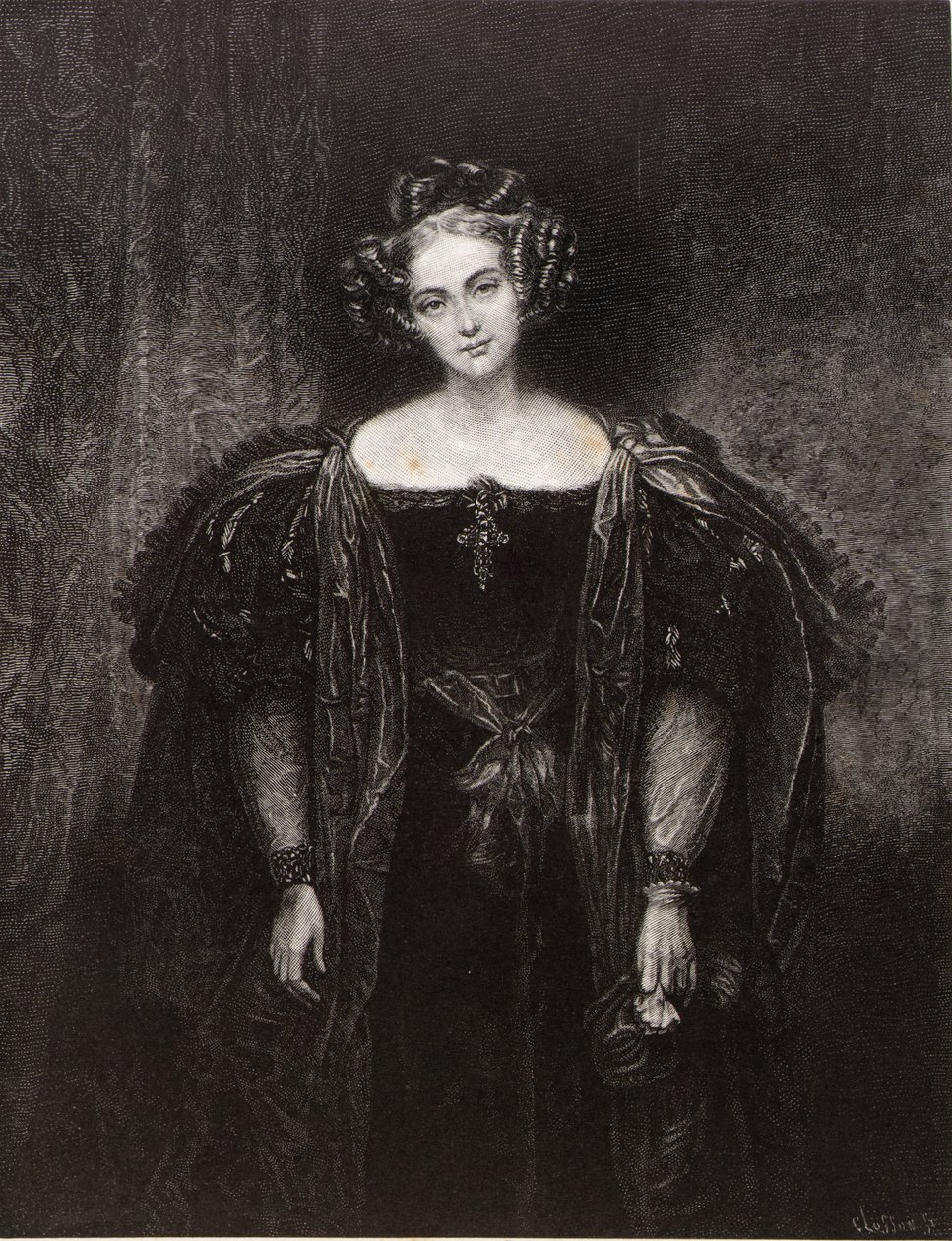 Panna Henrietta Sontag, jako Donna Anna w Don Juanie autorstwa William Baxter Closson