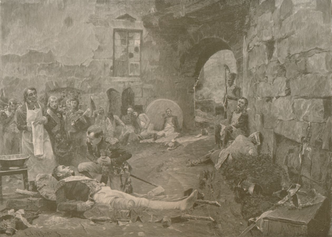 „Napoleon i marszałek Lannes w Essling”, 1809, 1896 autorstwa William Baxter Palmer Closson