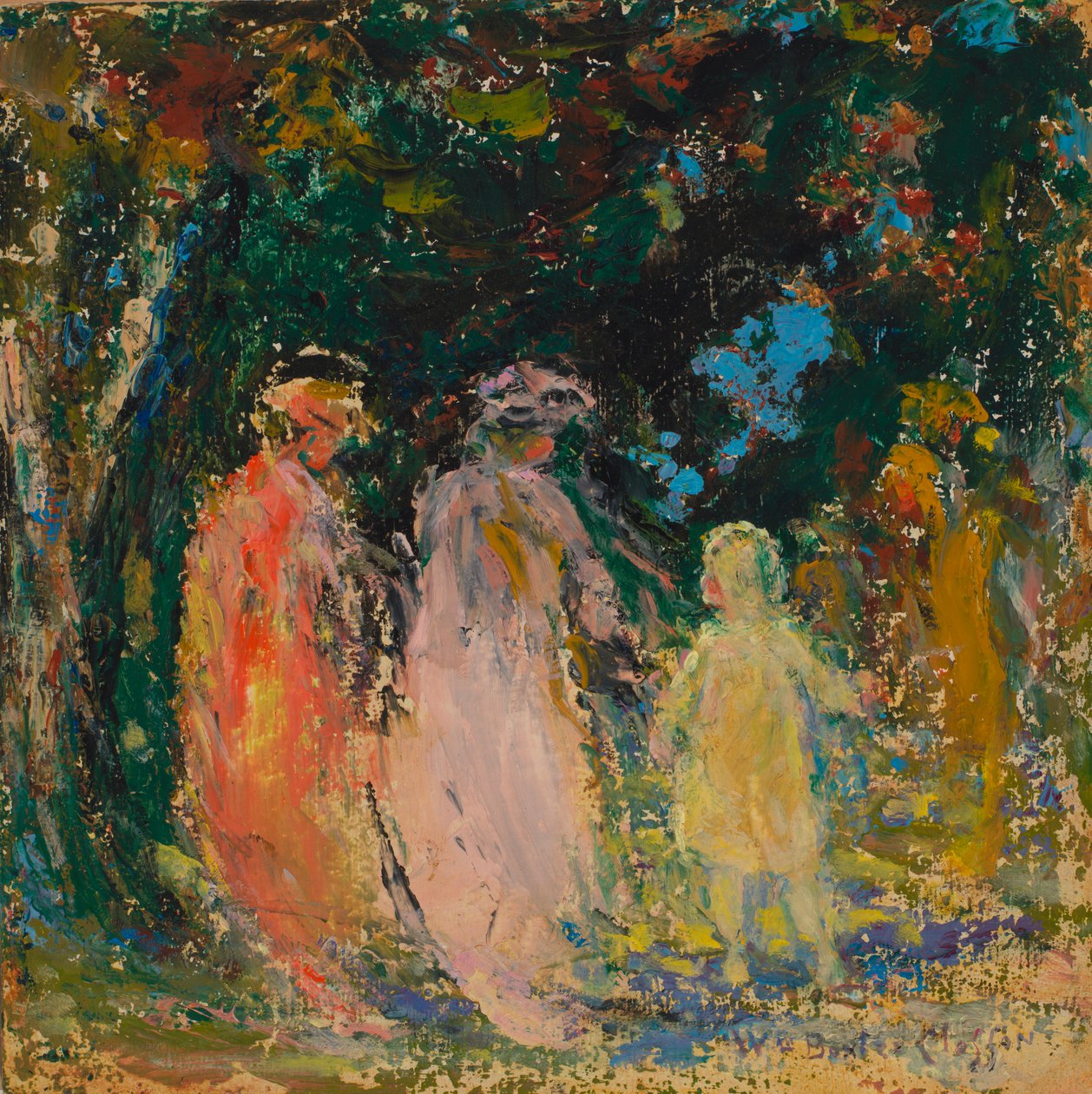 Droga leśna, koniec XIX i początek XX wieku. autorstwa William Baxter Palmer Closson