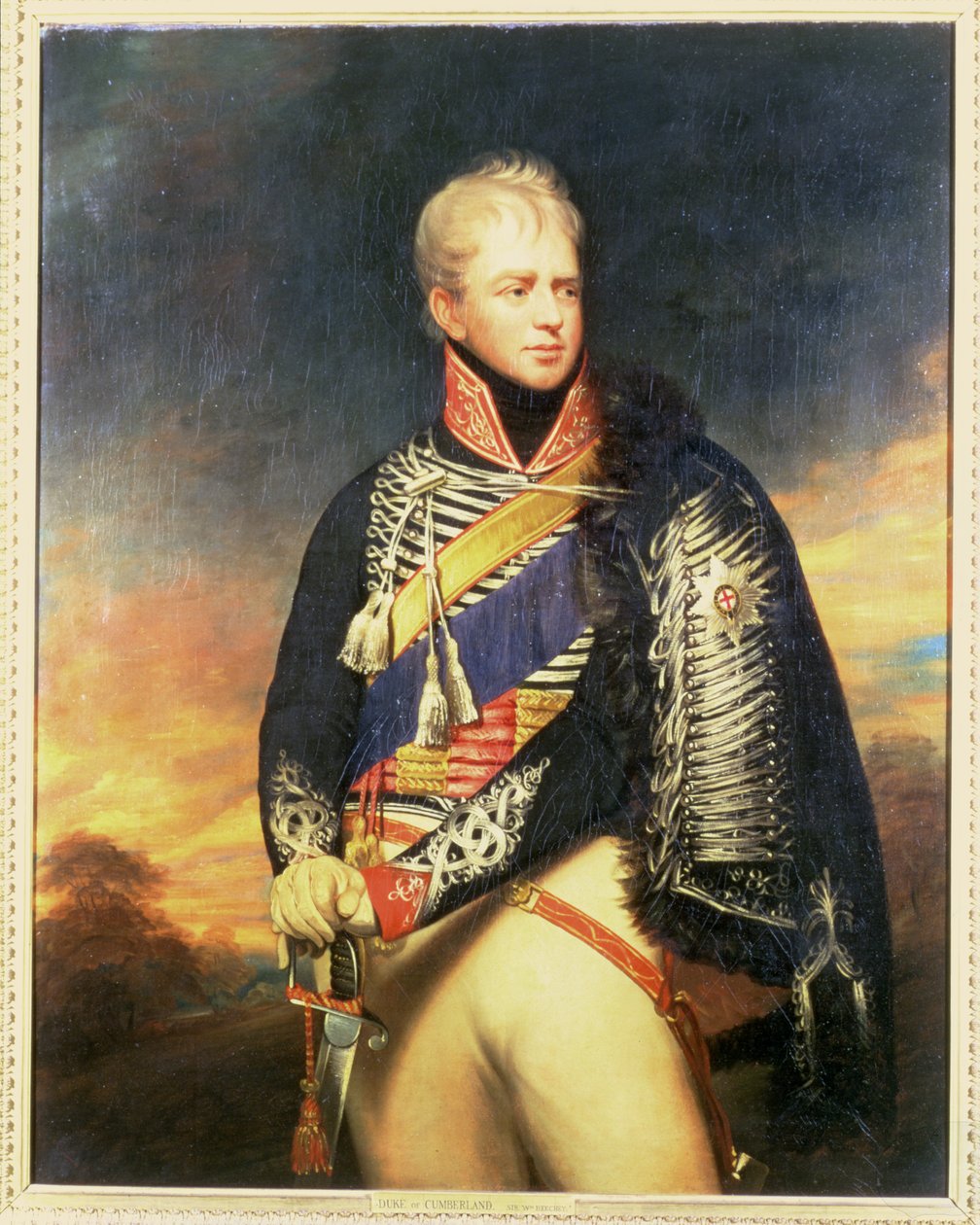 Portret Ernesta, księcia Cumberland i króla Hanoweru autorstwa William Beechey
