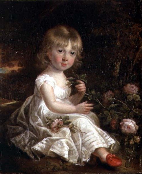Portret młodej dziewczyny (olej na płótnie) autorstwa William Beechey
