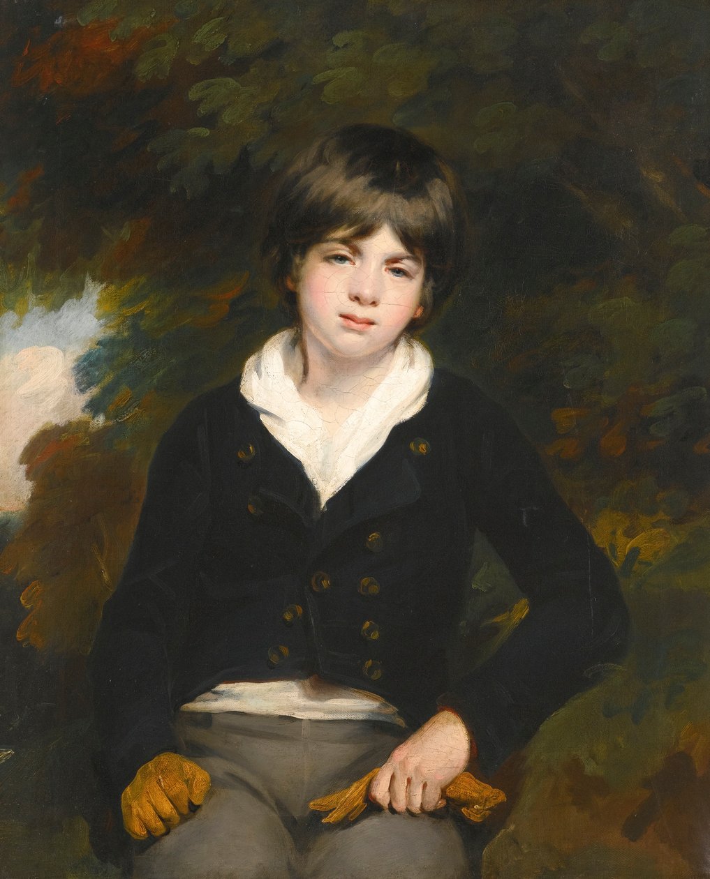 Portret chłopca, o którym mówi się, że jest mistrzem Barkerem autorstwa William Beechey