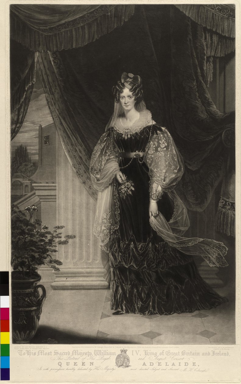 Księżniczka Saksonii-Meiningen Adelajda autorstwa William Beechey