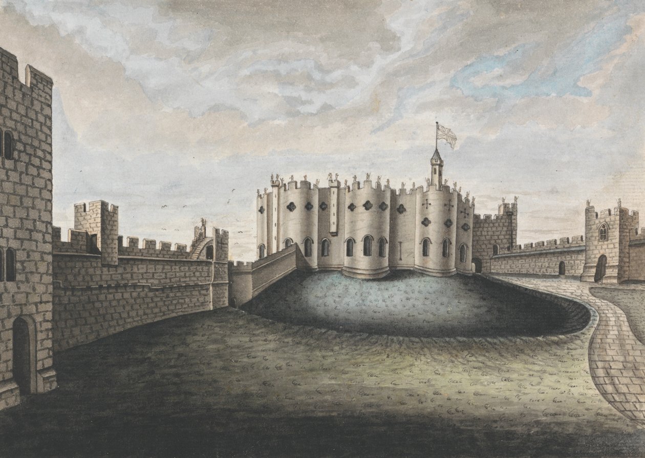 Twierdza Alnwick autorstwa William Beilby