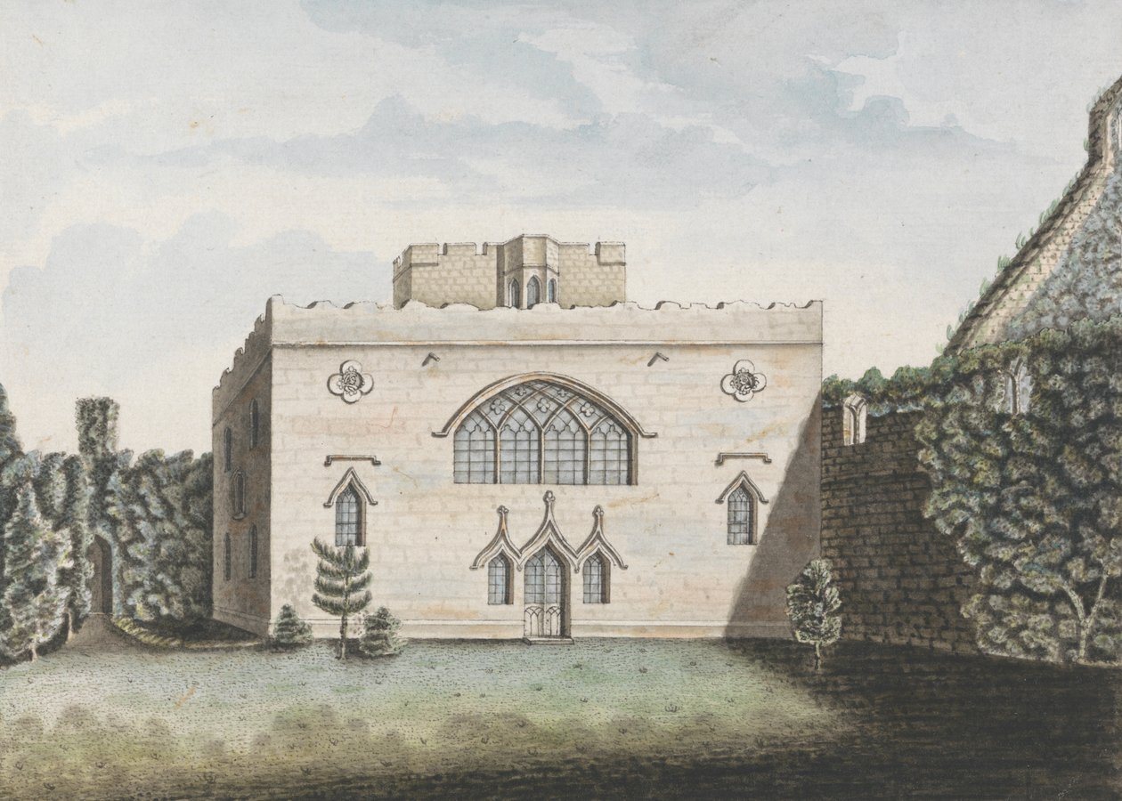 Hulne Priory w Northumberland autorstwa William Beilby