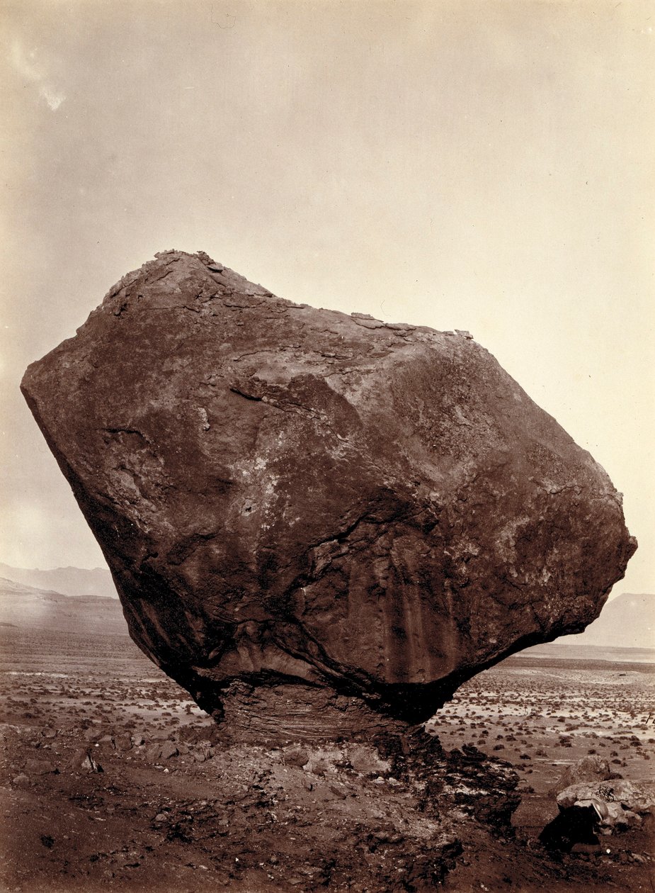 Perched Rock, Rocker Creek, Arizona autorstwa William Bell