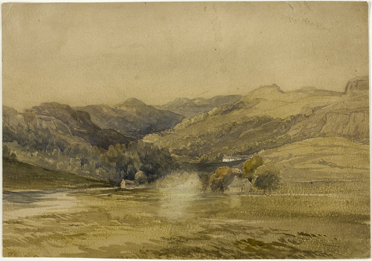 Dolina z domkami autorstwa William Bennett