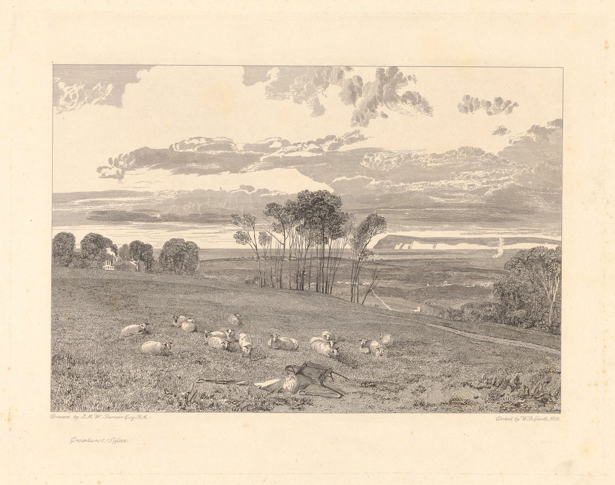 Crowhurst, Sussex autorstwa William Bernard Cooke