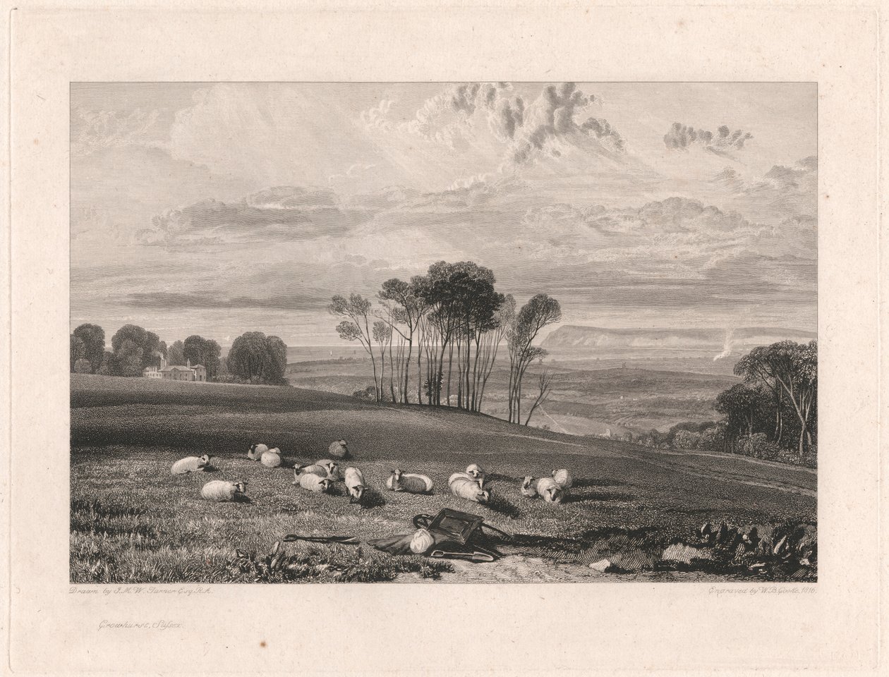 Crowhurst, Sussex autorstwa William Bernard Cooke